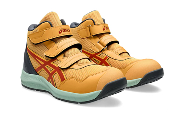 アシックス安全靴 ウィンジョブ CP216(751 タイガーイエローxスパイスラテ)